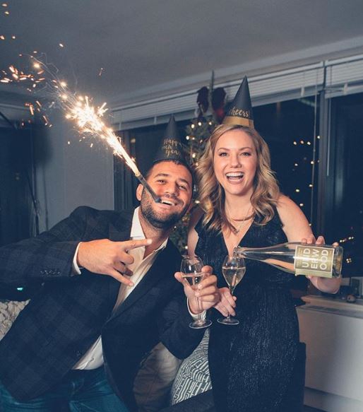 Jaymee Sire along with her boyfriend Justin Aharoni